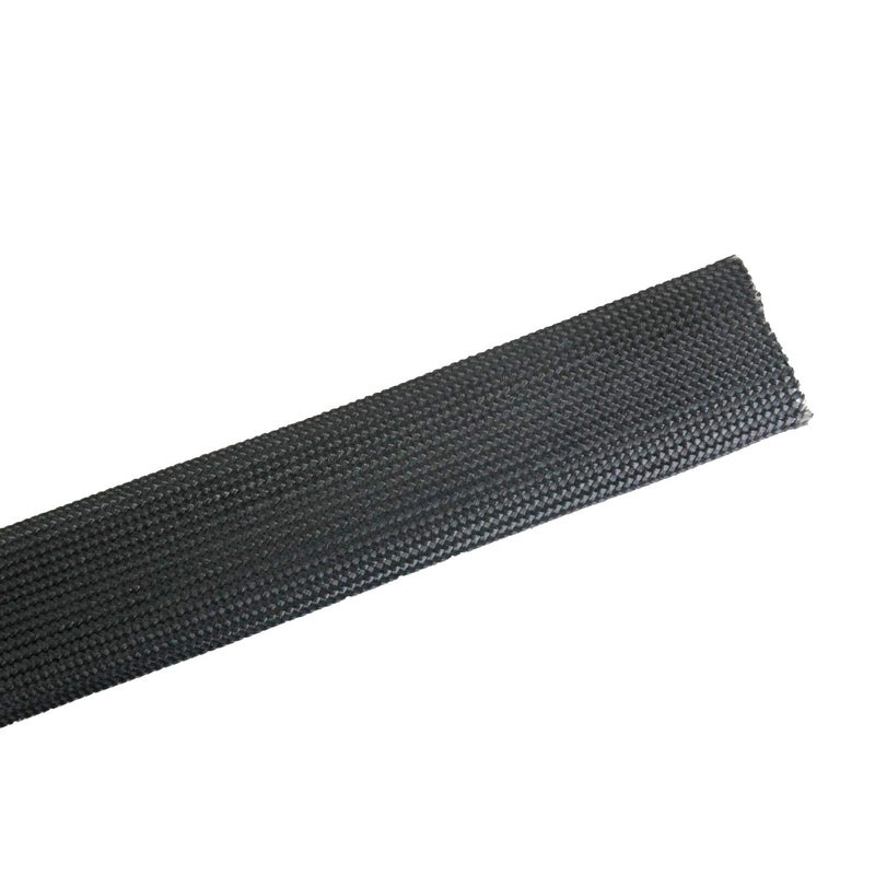 LEDAUT Fiberglass Heat Wrap Wire Shield Sleeve- 1" IDX 10' Adjustable Black Exhaust Heat Shield Spark Plug Wire For Car&Auto Wire Loom Brake Line Cable - Image 3